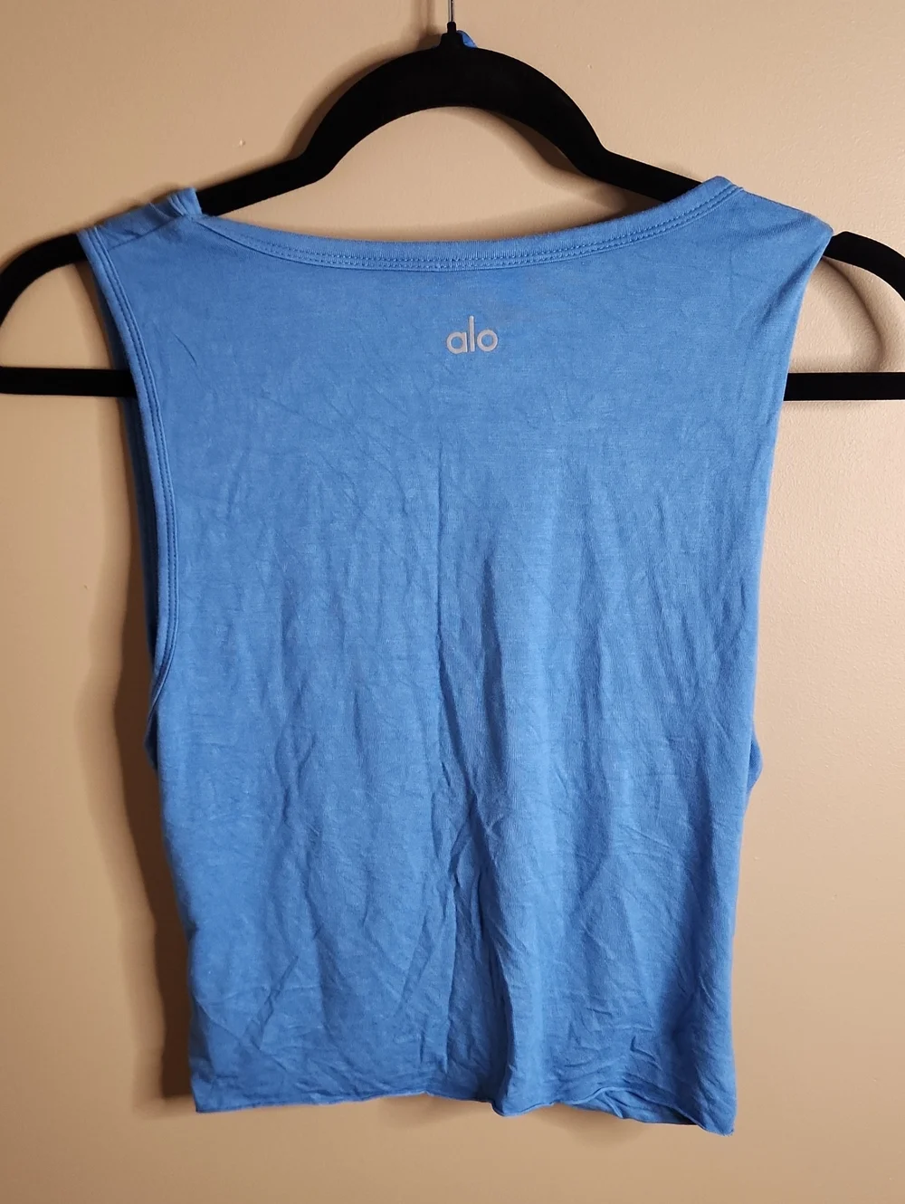 Alo Yoga Cover Tank in Blue. Size S.